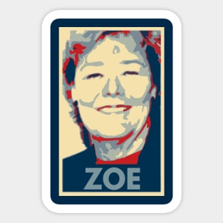 Zoe Lofgren Political Parody Sticker